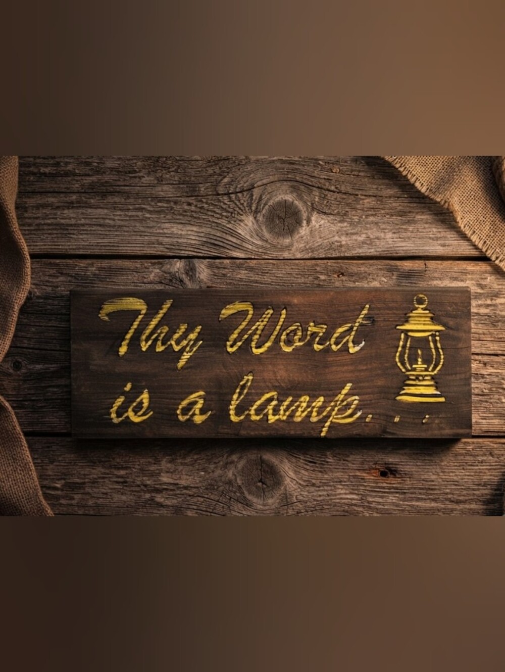 Inspirational Rustic Wooden Sign